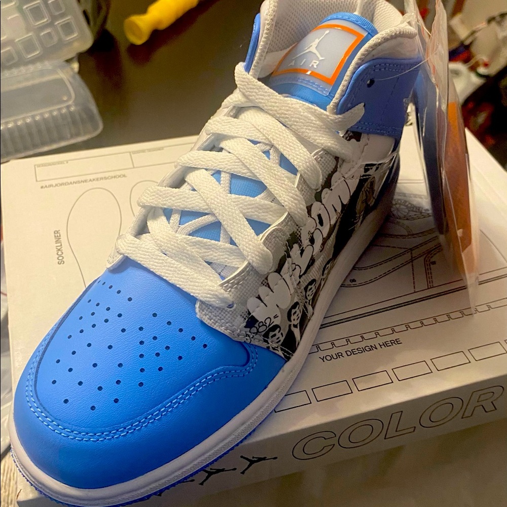 Variety Blue and Orange Jordan 1’s🔥🔥🔥🔥🔥🔥